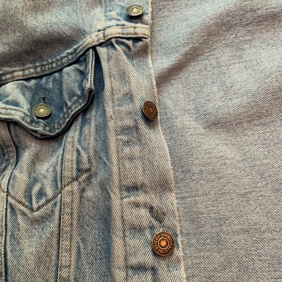 Vintage 80’s Levi’s Denim Jean Jacket Size 40 WPL 423 Made In USA 100% Cotton - Picture 15 of 16